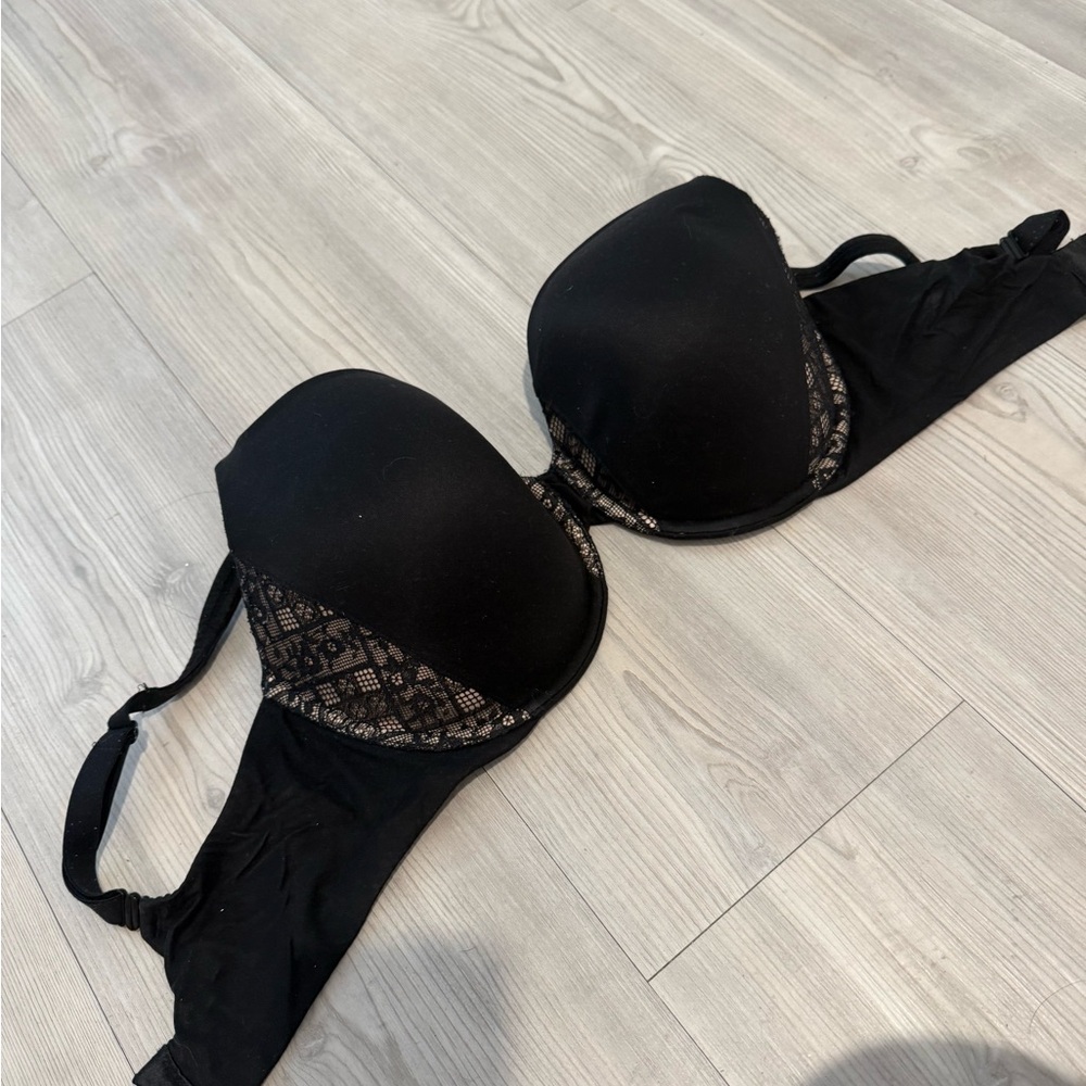 Victoria's Secret Black Lace Detail Bra